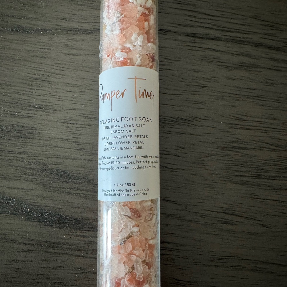 Pink Himalayan Salt Foot Soak